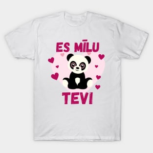 es mīlu tevi - Latvian T-Shirt